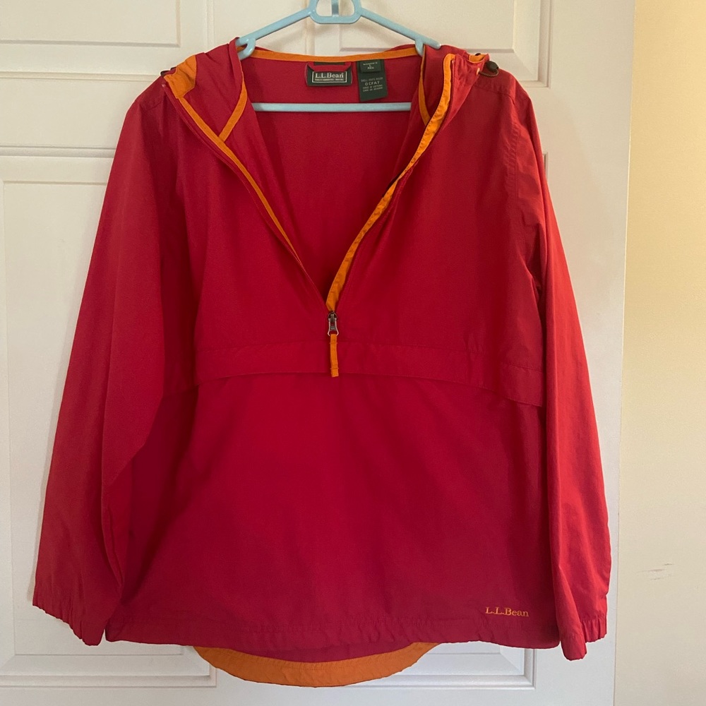 L.L. Bean Women’s Nylon Jacket Large Red